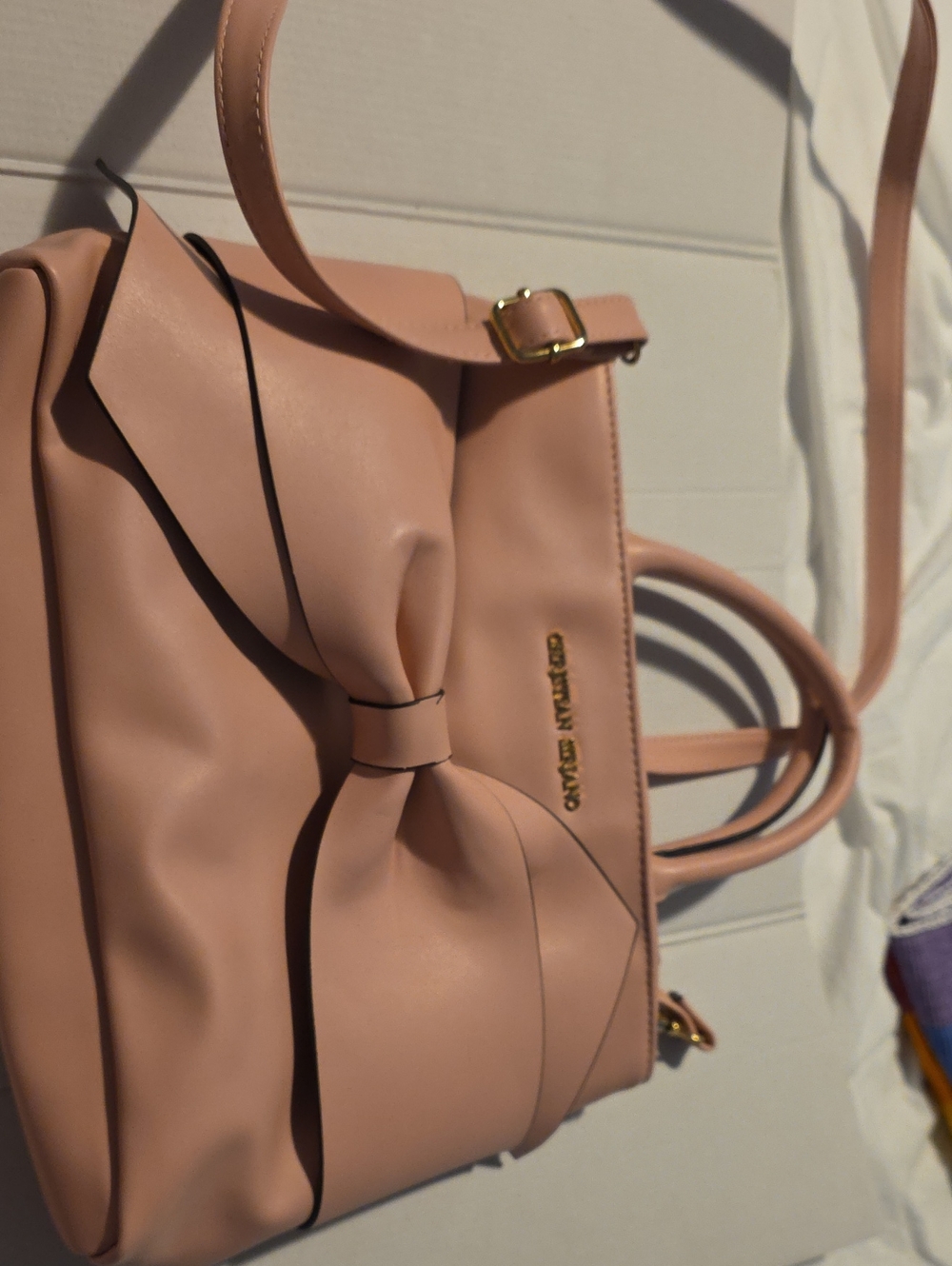 Christian Siriano Pink Bow Bag